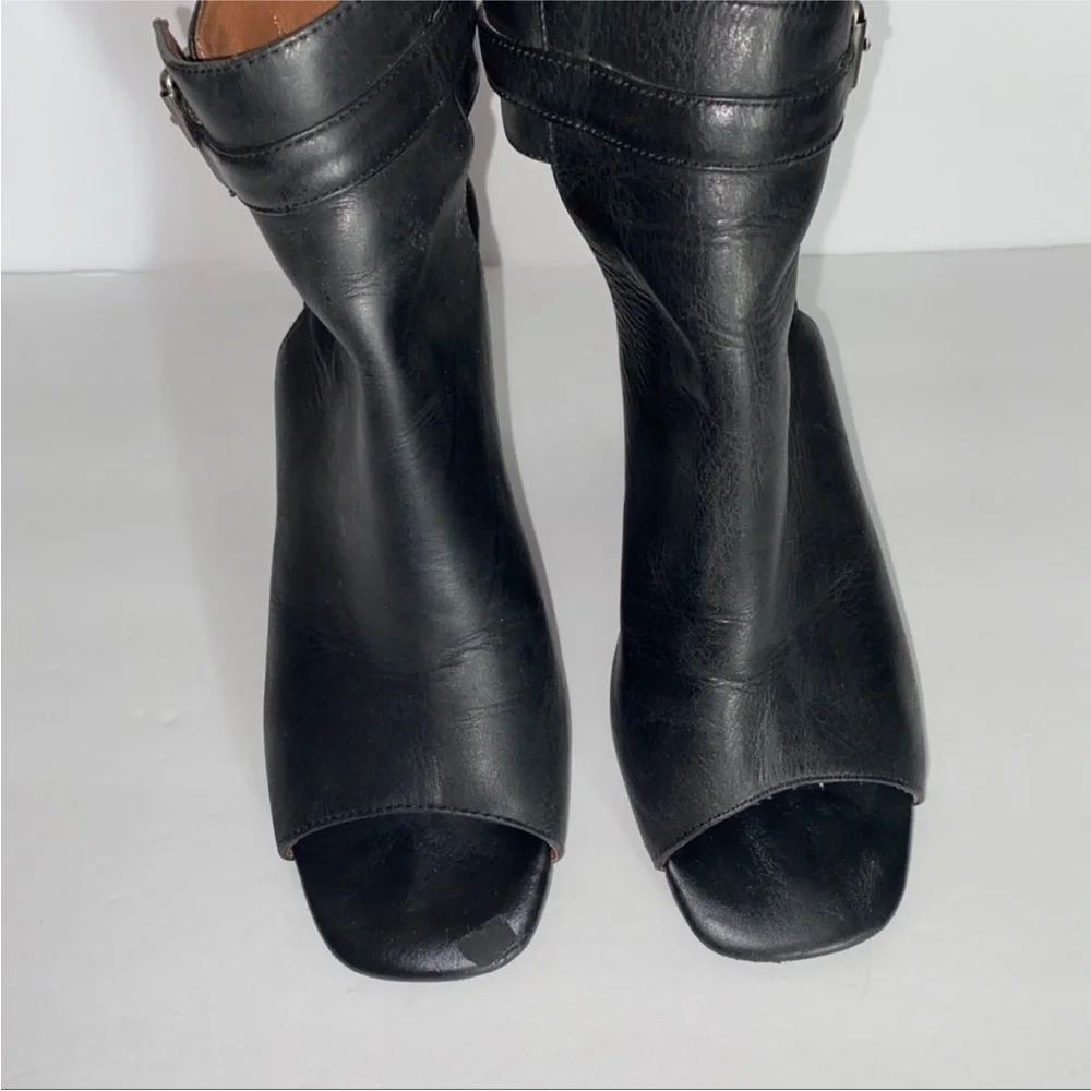 Jeffrey Campbell Leather Canal Heel Bootie - Picture 3 of 5